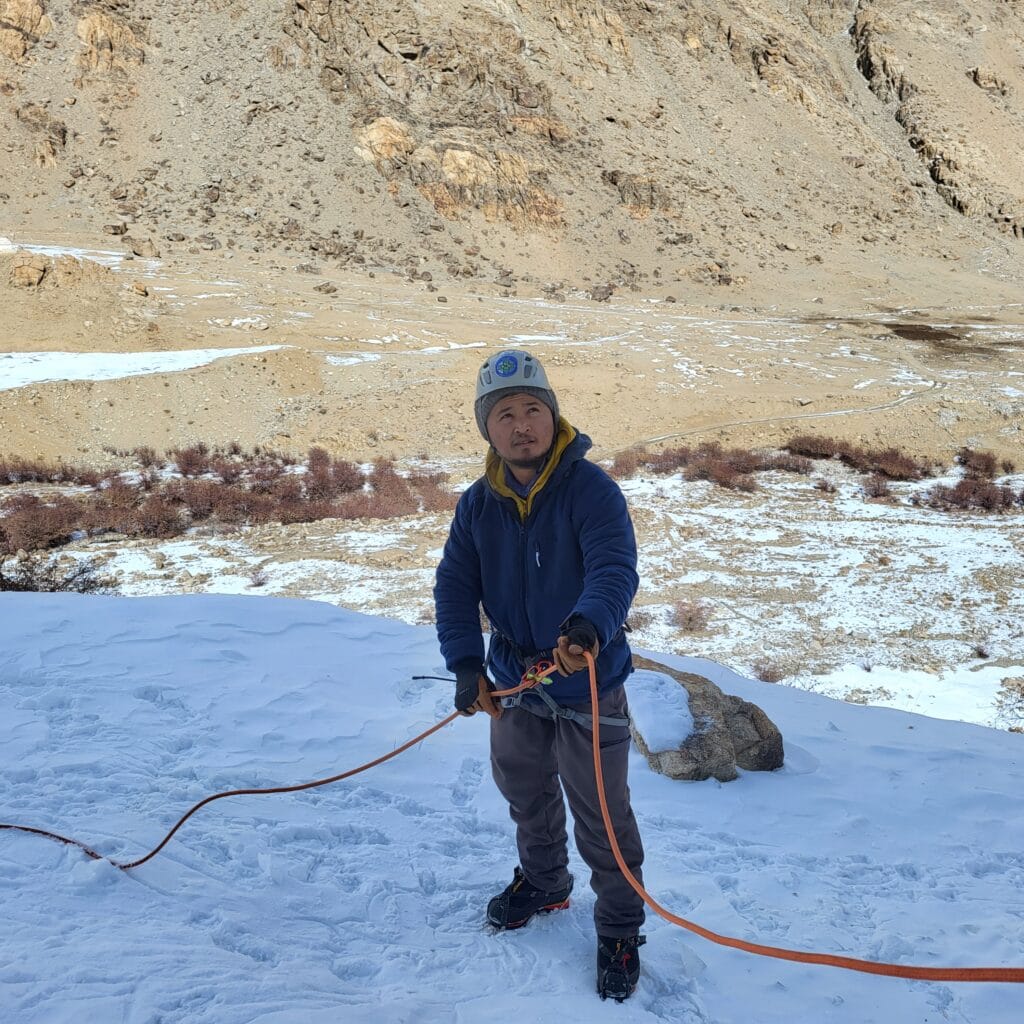ice climbing in Ladakh